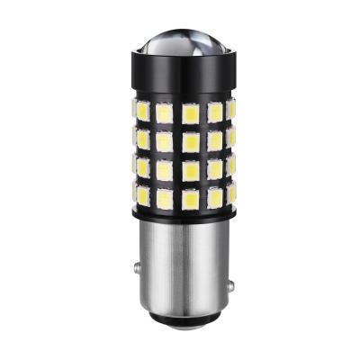 China Car accessories universal 1156 P21W AUTO BA15S W21W 1157 led lamp led bulbs 54smd CanBus turn signal light bulbs 12V24V brake lights for sale