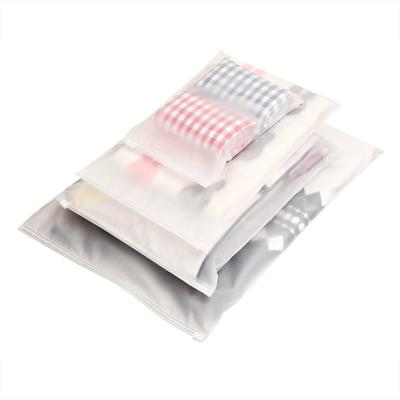 China 2021New Design Recyclable Matte Plastic Bags For Cloth Jewelry Frosted Hardware Products With Hole for sale