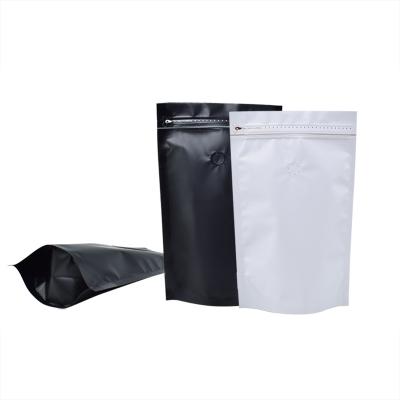 China 2021 Recyclable Hot Sale MOPP/VMPET/PE Plastic Packing Holder Up Pouch Zipper Coffee Bags Aluminum Foil Packing Zip Lock Bag for sale