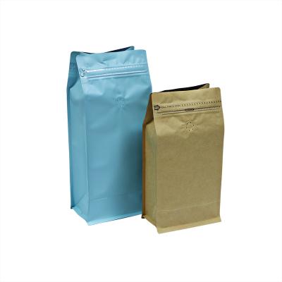 China Food Grade 250g Food Grade Ground Coffee Bag Doypack Top Ziplock Aluminum Foil Roasted Coffee Packaging Bags for sale