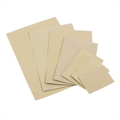 China Low Price Disposable Kraft Paper Food Bag VMPET Brown Flat Pouch Packing Bag Quickly Delivery For Food Packaging for sale