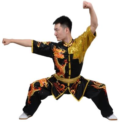 China Polyester / Cotton Embroidery Wushu Kungfu Professional Competition Uniform Wushu Performance Suits Chuangquan Uniforms for sale