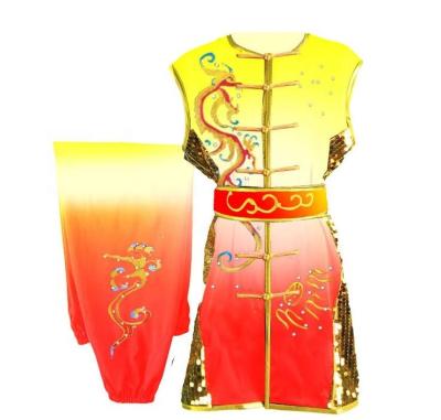 China Custom Made Premium Spandex/Polyester Embroidery Nanquan Uniforms Wushu Kungfu Competition Uniforms For Wushu Class and Team for sale