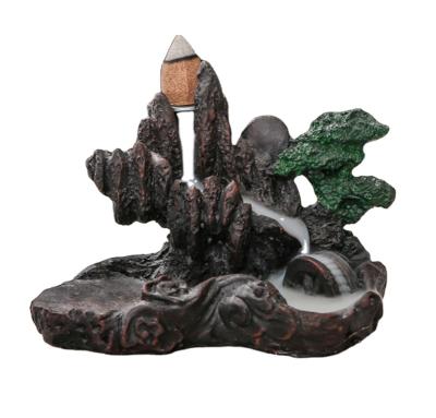 China Chinese Incense Resin Backflow Censer Buddha Incense Holder Aromatherapy Censer For Home Ministry for sale