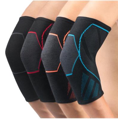 China Adult Compression Elbow Support Pads Elastic Brace For Basketball Fitness Protector Arm Sleeves for sale