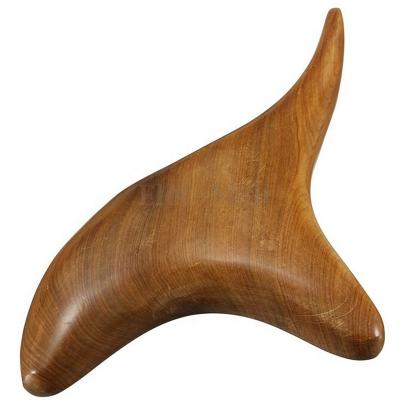 China Triangle Trigeminal Main Body Relax Scented Shiatsu Wood Reflexology Neck SPA Therapy Wooden Massager Blood Circulation for sale