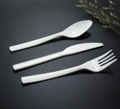 China Hot Sale Disposable Biodegradable Cornstarch Plastic Forks for sale