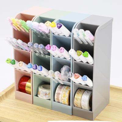 China Office Organizer Pen Marker Pencil Stationery Holder Kawaii Ball Pen Holder For Home Office Morden Position Desk Container for sale