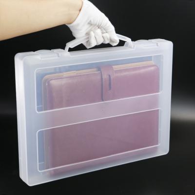 China Wholesale Office School Stationery YUZMEI A4 Size PP Size Stationary Transparent Carrying Case for sale