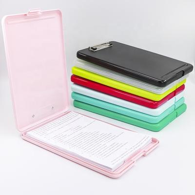 China Modern Wholesale Nursing Custom Nurse Clip Board Portable File Box Clipboard Paper Clip Writing Case Clipboard for sale