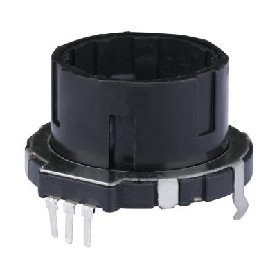 China Rotary Car Control Panel EC28 15 Pulse Hollow Shaft Encoder 28mm 360degree Incremental Encoder for sale