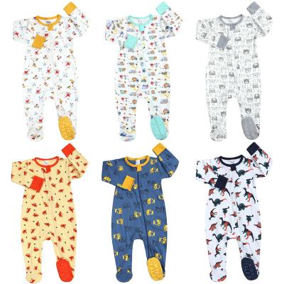 China Factory Price 100% Cotton Newborn Overalls Rompers Clothes Floral Baby Romper Comfortable Breathe Free for sale