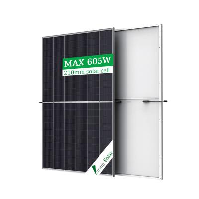 China China Hot Selling Solar Tile Perc Photovoltaic Module 590W 595W 600W 605W 600 Watt Price 210mmx210mm for sale