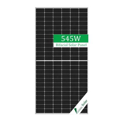 China JA Mono Solar Panel 525w 530w 540w 550w Solar Panels For Solar Power System 182mmx182mm for sale