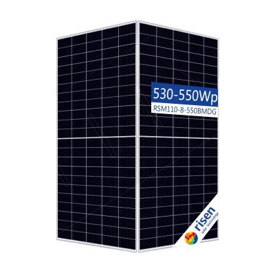 China High Efficiency Half Cell 430w 435w 445w 166mmx166mm Hoisted Bifacial Panel 440w Perc Solar Pv Panels for sale