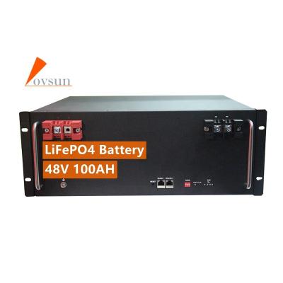 China 2.5Kwh 5Kwh 10Kwh Storage Systems Lovsun Lifepo4 Battery 48V 100Ah 200Ah Lithium Ion Batteries Solar Power Battery for sale