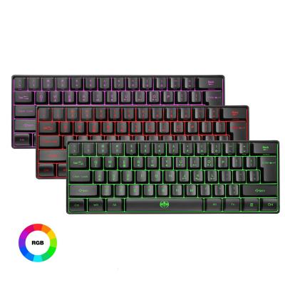 China New 87 Key RGB BT Wireless Dual Mode Gaming Keyboard Mechanical Feeling Type C For Laptop/PC/Win for sale