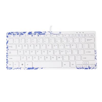 China Plug and Play Usb Wired Mini Portable Slim 78 Key Gaming Keyboard Multimedia Desktop Computer Ultra Thin Numeric Keypad for Mac Laptop for sale