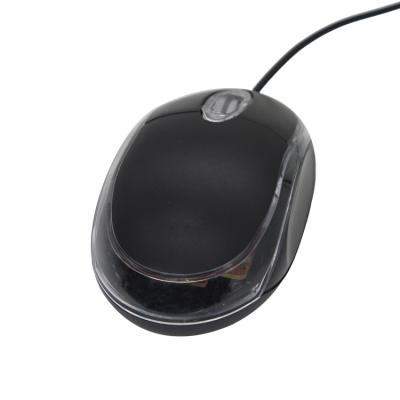 China 3D Brand OEM 3D Mini Laptop Optical Wired Mouse With USB Cable for sale