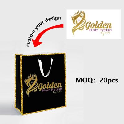 China Business& Luxury Shopping Custom Printed Laminated Shopping Gift Bags With Logo for sale