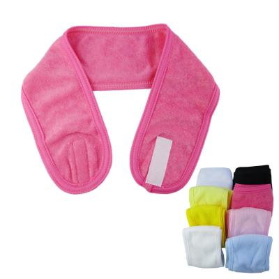 China Fashion Environmental Friendly Stretch And Washable Hair Accessories Custom Made Facial Hair Accessories Spa Headband Beauty Terry Cloth Towel Cotton Face Wash Make for sale