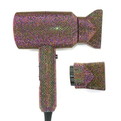 China Car factory supply 110V direct hammer hair dryer with hot diamonds and cold wind negative ion hair salon household hair dryer for sale