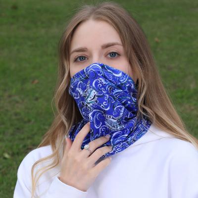 China Skin friendly hot sale polyester printed tube Bandana magic camouflage neck cuff cooling headband for outdoor for sale