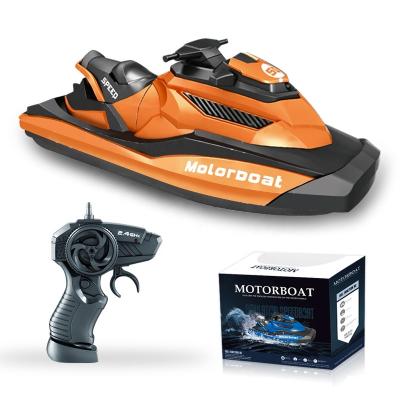 China 2022 New Arrival Summer High Power RC High Speed ​​2.4G 4CH Scale 2.4G 4CH Outdoor Motorboat Waterproof Mini Boat For Sale for sale