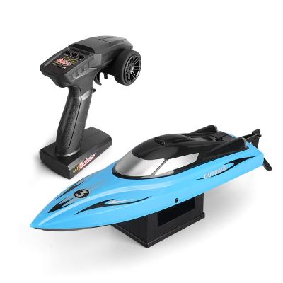 China High Quality Battery 15mins Speed ​​2.4G 30KM/H Racing Strong Power Motor RC Toys 370 Remote Control Boat For Kids for sale