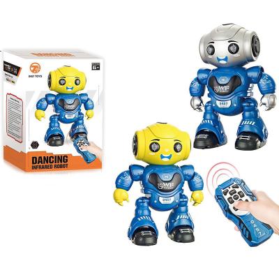 China Forward/backward left turn//electric toy right turn/light/music robot/dancing channerl rc 4 dance music little kids loose for sale