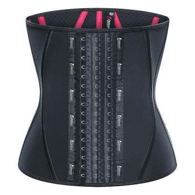 China 13 Bones Breathable Latex Waist Trainer Brace Sports Shaper Fitness Latex Abdomen Waist Trainer for sale