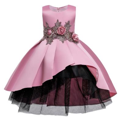 China Viable Children's Christmas Vest Dress Princess Dress Mesh Children's Piano Performance Children's Skirt for sale