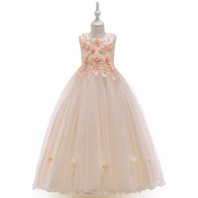 China 2021 Fashion Viable Bridesmaid Clothing Wedding Dress For Princess Children Clothing Girls Christmas Costume Vestidos Long 4-12 Years for sale