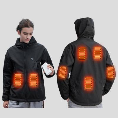 China Amazon Raincoat Warm Sale Winter Electric Heating Men Heat Heated Clothes for sale