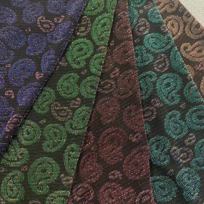 China Stretch fashion knit fabric   hot sale poly/nylon knit metallic jacquard fabric with spandex fashion textile fabric more colors for sale