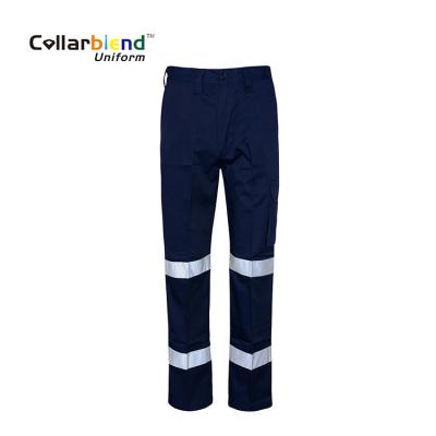 China Hot sale custom made cheap reflective panties industry poly workwear cotton workwear pants for sale