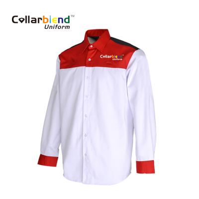 China Professional Cheap Custom Made Safety Workwear Gas Station Safety Uniform Workwear For Men for sale