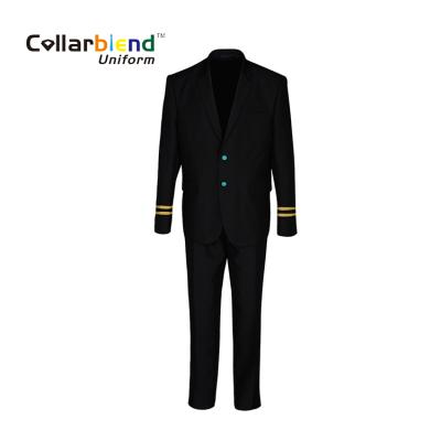 China New Design Workwear Flyer Officer Pilot Custom Driver Reception Working Suit Uniform for sale