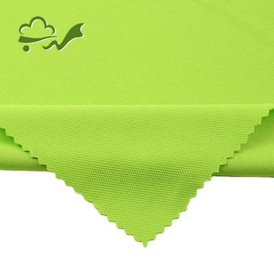 China Polyester Anti-UV Dry Fit Bird's Eye Knit Mesh Fabric For Sportswear Moisture wicking Clothing for sale