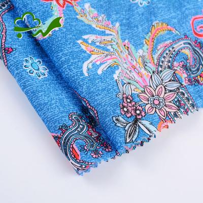 China New Viable Arrive Printed Custom Comfy Garment Woven Viscous 90GSM 100 Rayon Fabric For Dress for sale