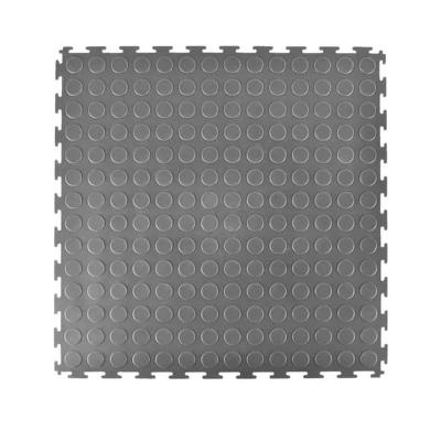 China Modern Interlocking Heavy Duty Garage Tile PVC Coin 20x20inch for sale