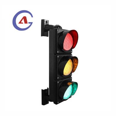 China Road Safety Led Warning Lights 3 section traffic safety 12v dc luces semaforo aduanal led mini traffic signal light for sale