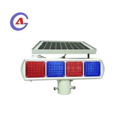 China Road Safety Traffic Warning Road Construction Solar Power LED Flashing Traffic Warning Light for sale