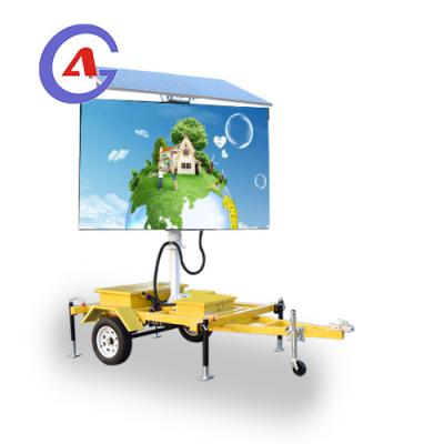 China Durable. Bright Color outdoor portable advertise display screens solar led variable massage sign vms trailer for sale