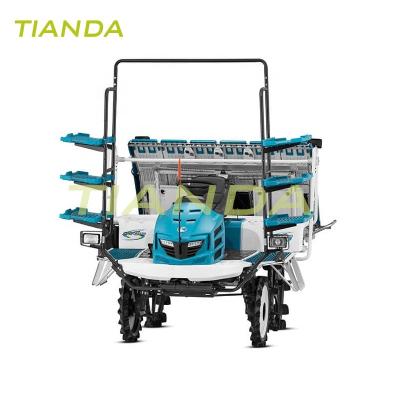 China Easy Operation 4 Row Rice Transplanter Spare Parts Rice Planting Machine Manual Rice Transplanter for sale