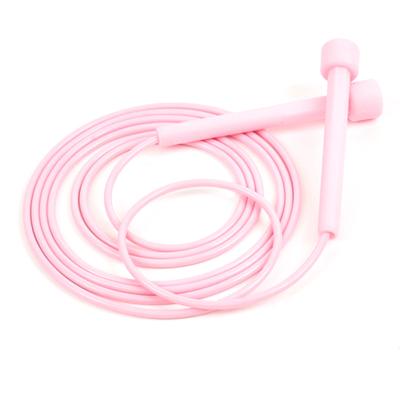 China Wholesale Cheap Custom Weight Loss Rope Jumping Outdoor Sports Single Handle 2.8m Adjustable High Speed ​​Plastic Jump Rope for sale