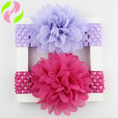 China Eco-Friendly New Product 4.3 Inch Sliver Flower Headbands Body Hairband Bow Hair Band for sale