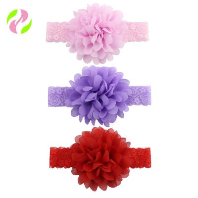 China Eco-friendly pantone top color ball flower headband fashion best-selling eco-friendly headband for sale