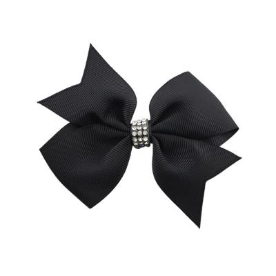 China Lovely Fashion Style Hair Clips Eco-friendly Ribbon 4 Inches For Baby Girl Good Quality Hair Clips for sale