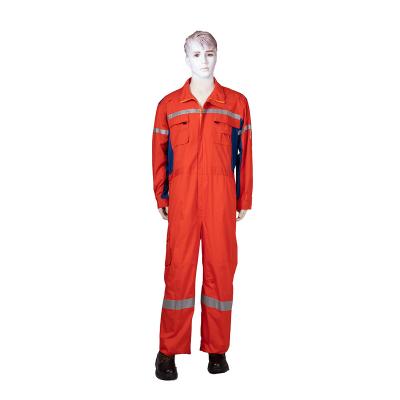 China Other Custom Reflective Long Sleeve One Piece Cotton Coverall Oilseed Coveralls for sale